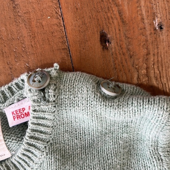 Zara zipper pocket crab knit pullover sweater - Picture 4 of 7